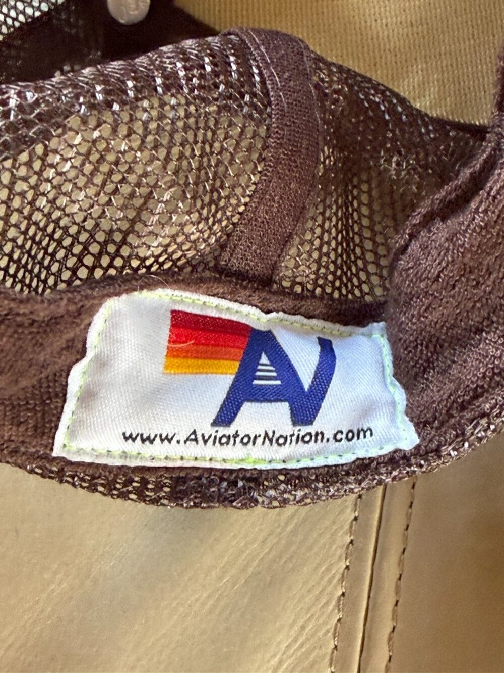 Aviator Nation | Aviator Nation - Bolt Trucker Hat - Brown View 3